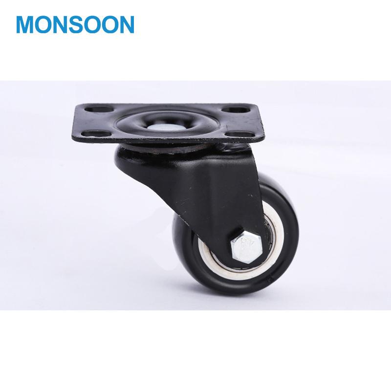 3 Inch Pu Office Chair Casters Heavy Duty Rollerblade Caster Wheels For All Floors Chair Wheels