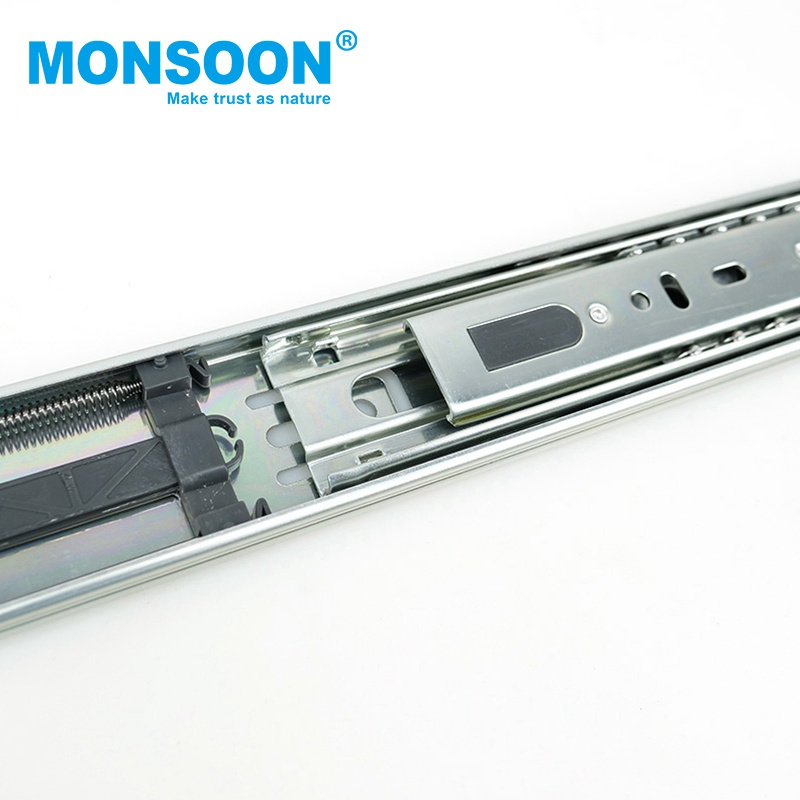 custom kitchen hardware ball bearing drawer slide parts concealed side mount soft close drawer slide