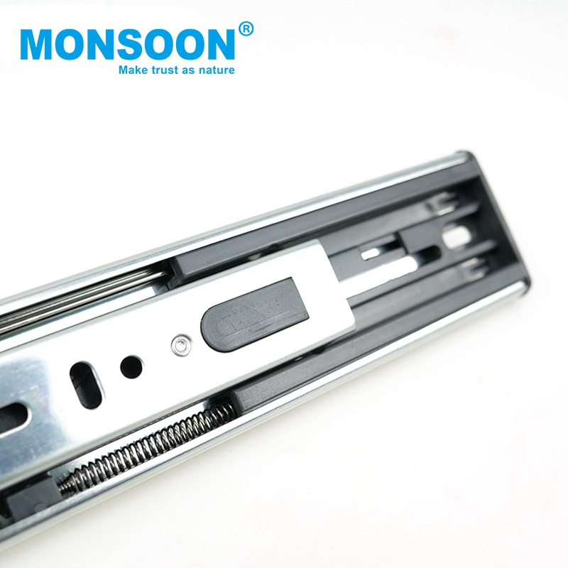 custom kitchen hardware ball bearing drawer slide parts concealed side mount soft close drawer slide