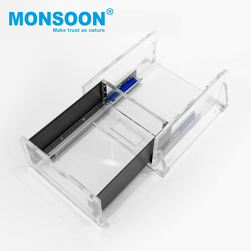 monsoon Undermount Drawer Slide Extension Soft Closing Undermount Doble Wall soft close drawer system