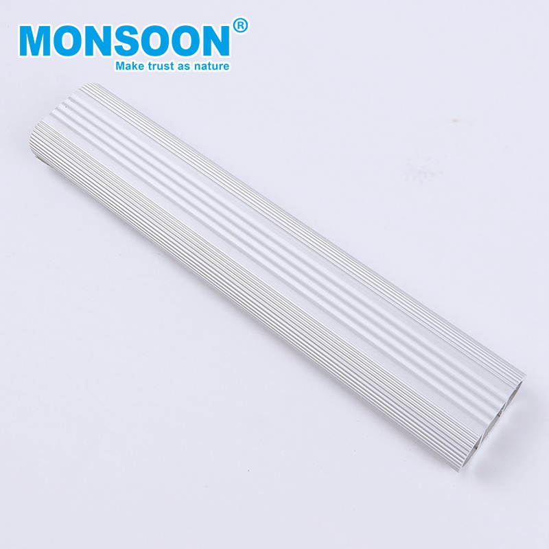 Wardrobe Furniture fitting oval wardrobe tube polished chrome closet rod aluminum wardrobe tube