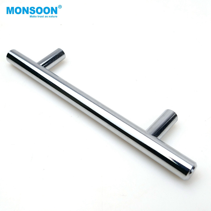 large main metal door pull T Bar handle long kitchen stainless steel lever door manijas para muebles cabinet handle