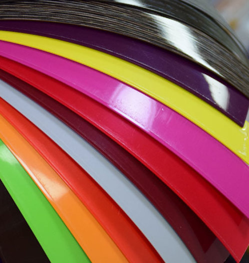 Glossy Acrylic plastic pvc edge banding for cabinet and  furniture