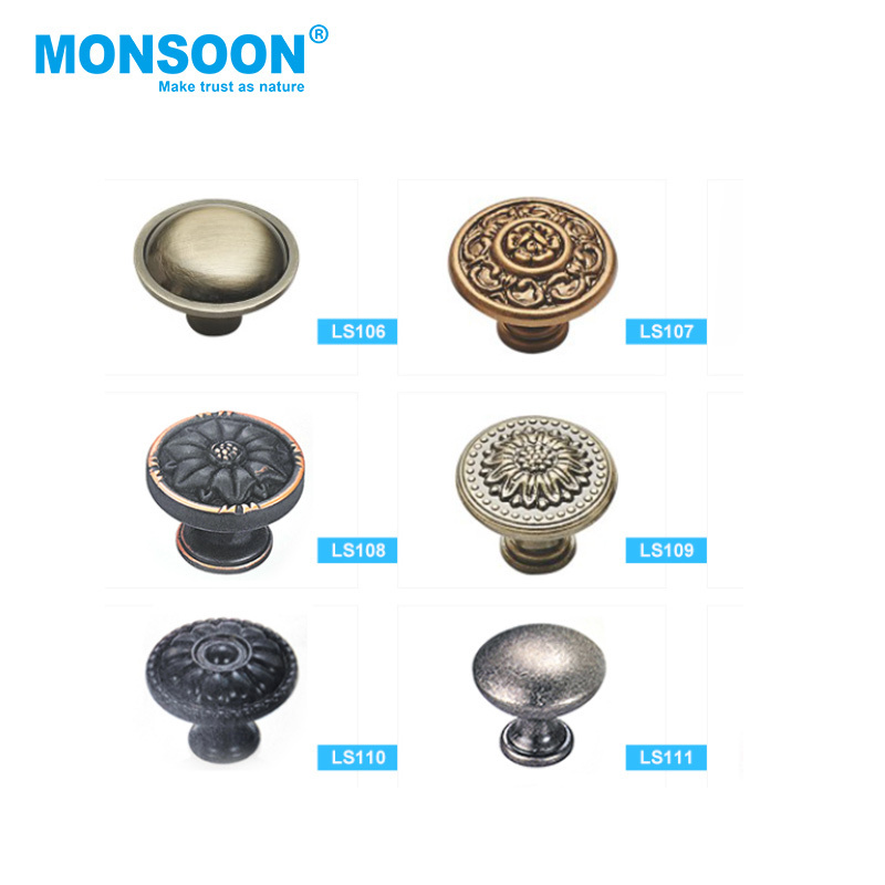 Wholesale Kitchen Cabinet Handle Brass Handle Furniture Handle Drawer Cupboard Hardware Wardrobe Knobs