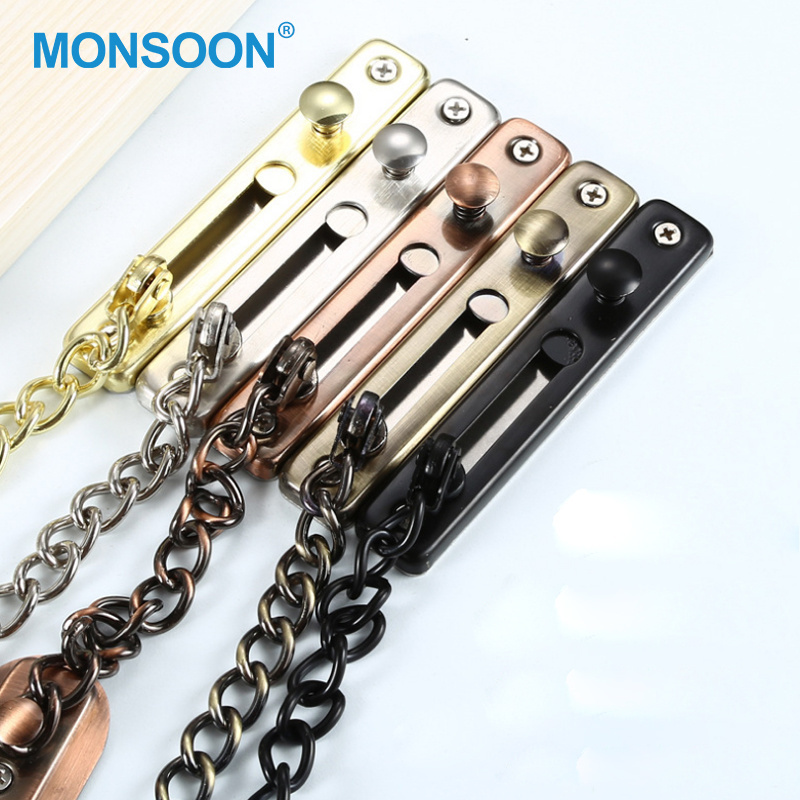 Hot Sale Stop Lock Security Screw Chain Link Stainless Steel Link Door Chain