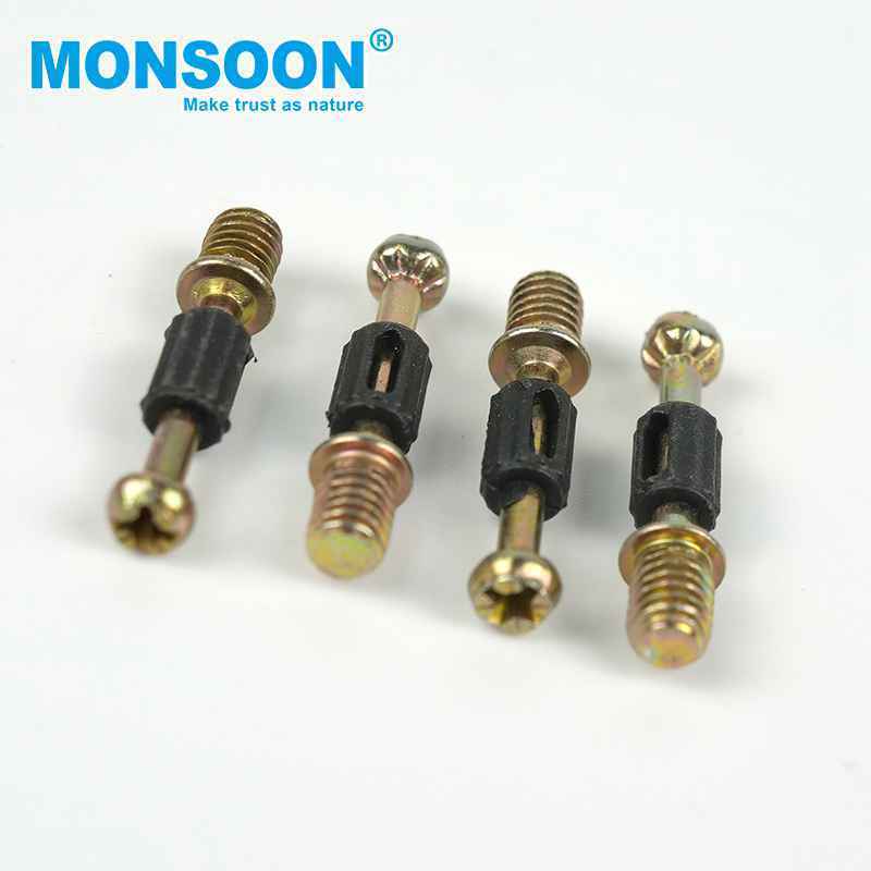 metal connector fittings cam furniture plastic wood connector fittings 3 in 1 Screw Eccentric Cabinet Connectors Bolt