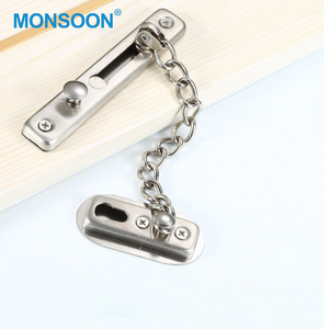 Hot Sale Stop Lock Security Screw Chain Link Stainless Steel Link Door Chain