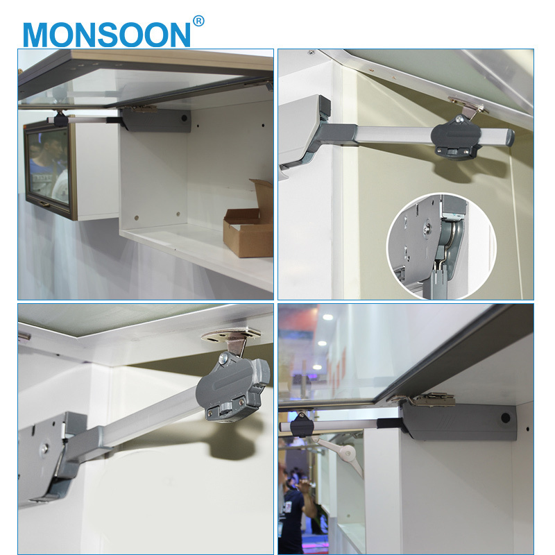 New Style Soft Close Gas Spring Cabinet Door Crane Pneumatic Support Cabinet Door Support Rod