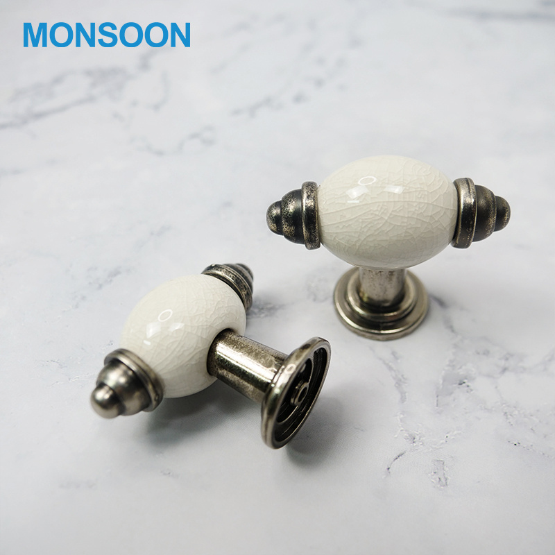 New style kitchen cabinet knob furniture  hardware wooden sliding door handle