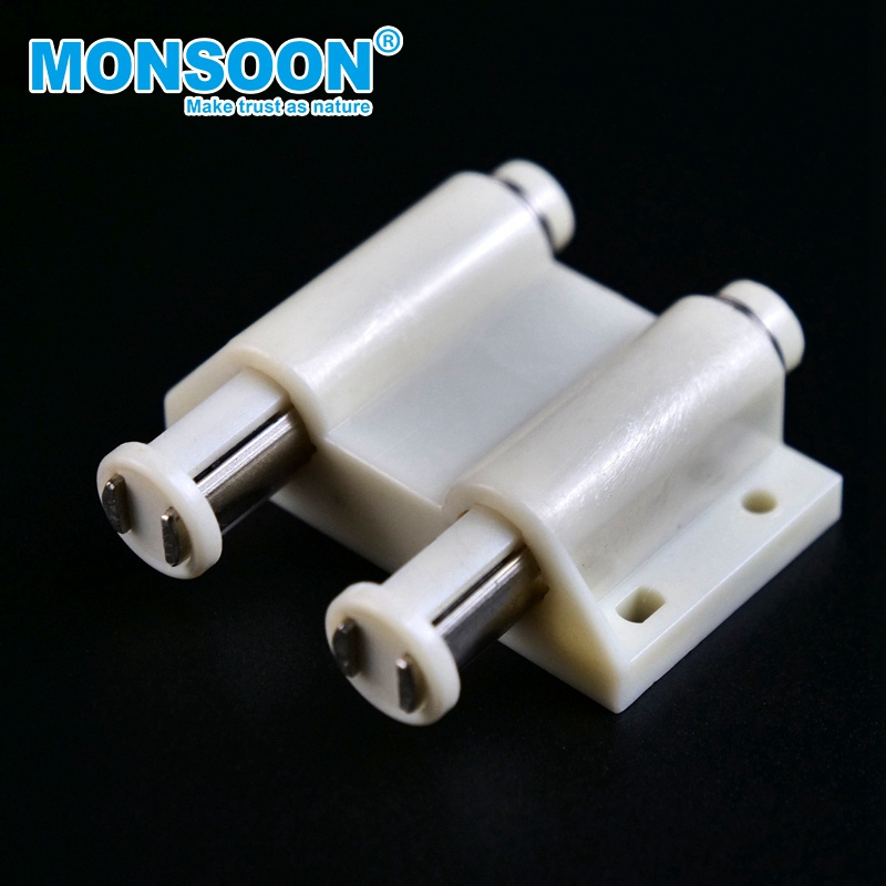 monsoon magnetic cabinet door drawer push to open buffer damper custom metal magnetic push latch door catch