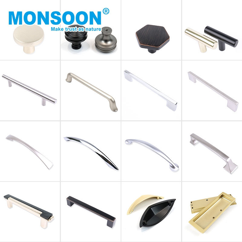 monsoon kitchen cupboard drawer custom long inside door pull T bar handle stainless steel cabinet furniture push pull handle