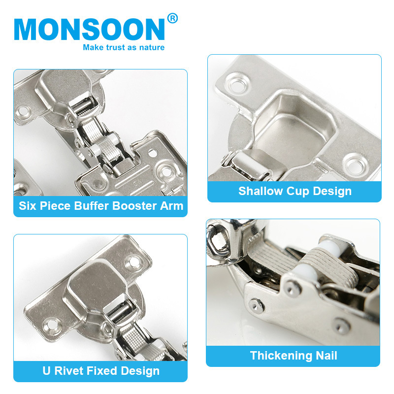 furniture 3d adjustable concealed hinge Soft Close Steel furniture Hinge Fitting cabinet hinges