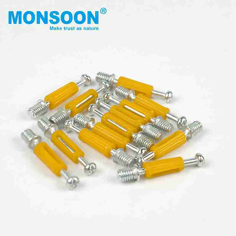 metal connector fittings cam furniture plastic wood connector fittings 3 in 1 Screw Eccentric Cabinet Connectors Bolt