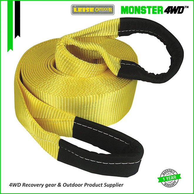 MONSTER4WD Tow Strap recovery towing rope with high quality for 4x4 offroad car truck