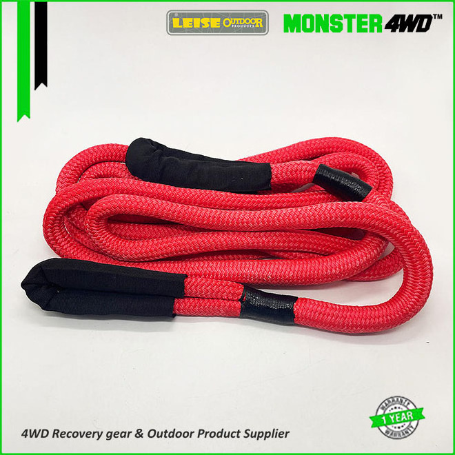 Monster4WD 1/2-2 inch Custom Tow Strap kinetic recovery rope for towing cars Tow Strap Car