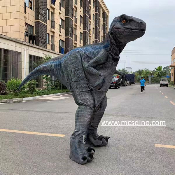 MCS-Velociraptor Costume Adult Animatronic Dinosaur Realistic Costume