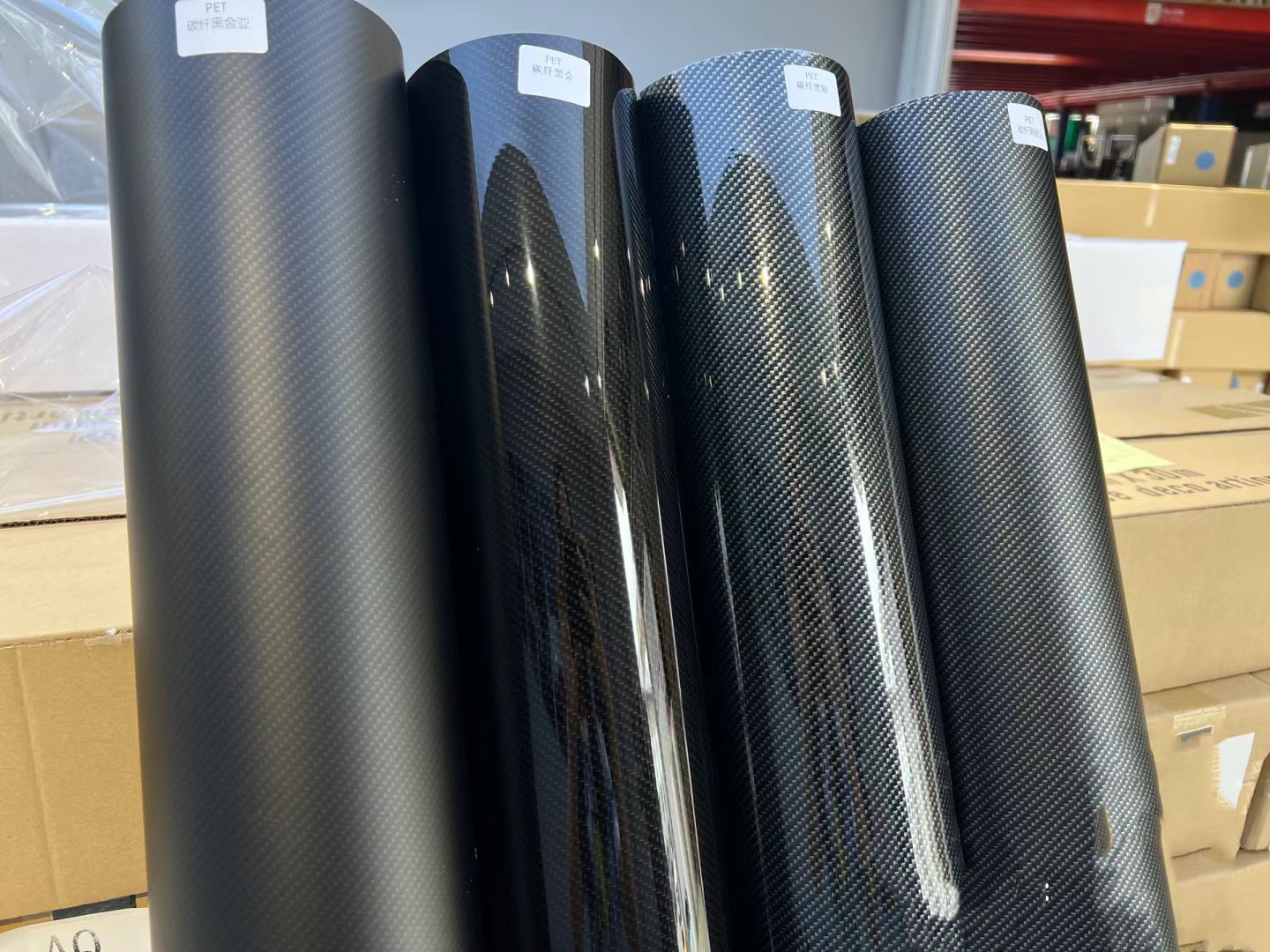 Factory direct sales high quality Vehicle Car Body Wrapping Film Roll xpel car wrap carbon fiber vinyl