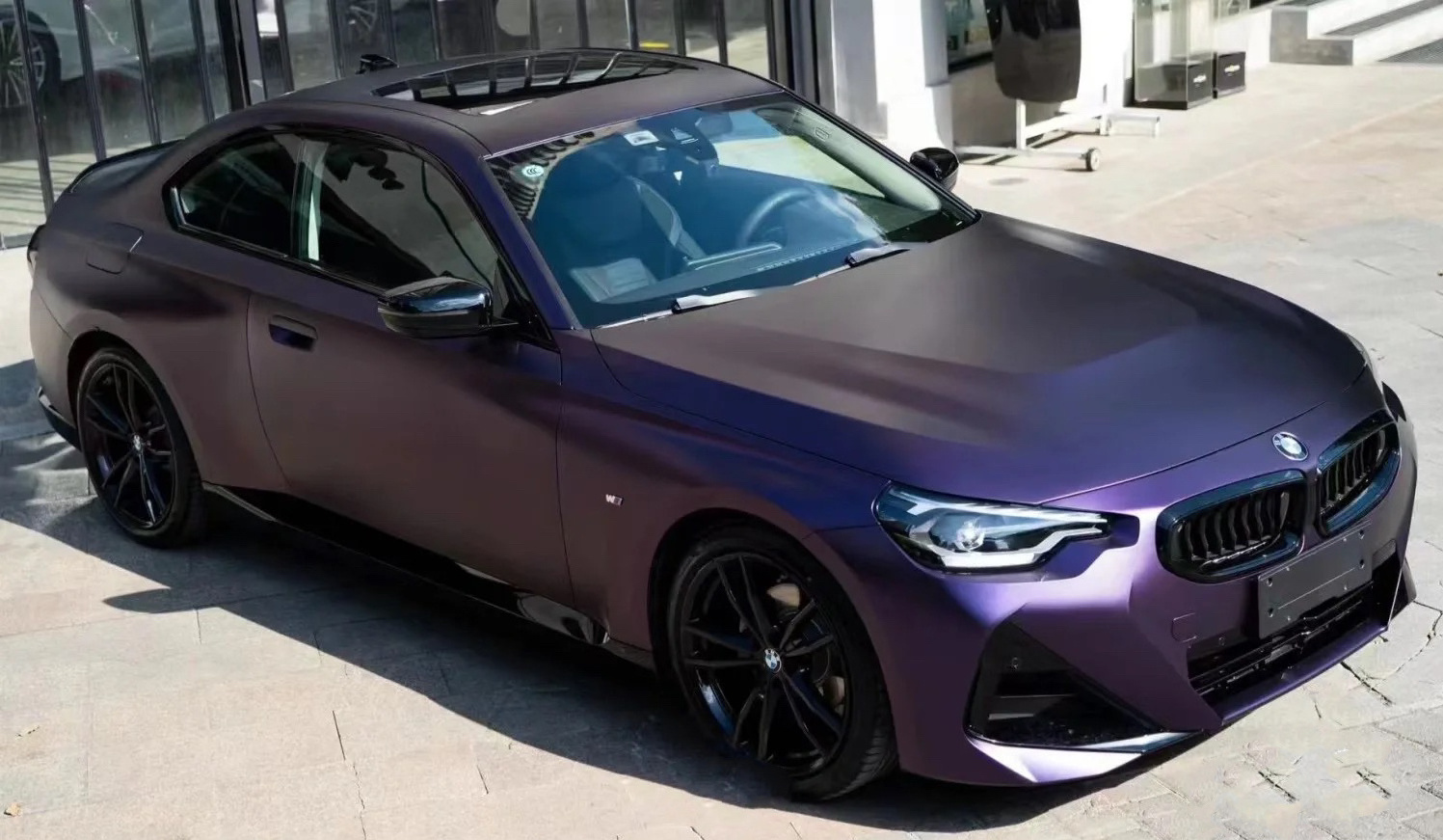 Factory direct Ultr-Matte Purple-Red car wrap PVC PET 5*59FT car wrap vinyl color ppf