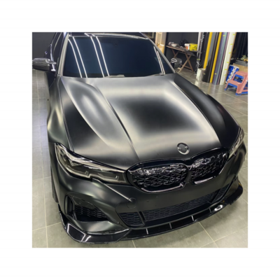 Black Knight PCV 1.52m*18m PET car wrapping vinyl wrap wrap vinyl car wrapping film black ppf