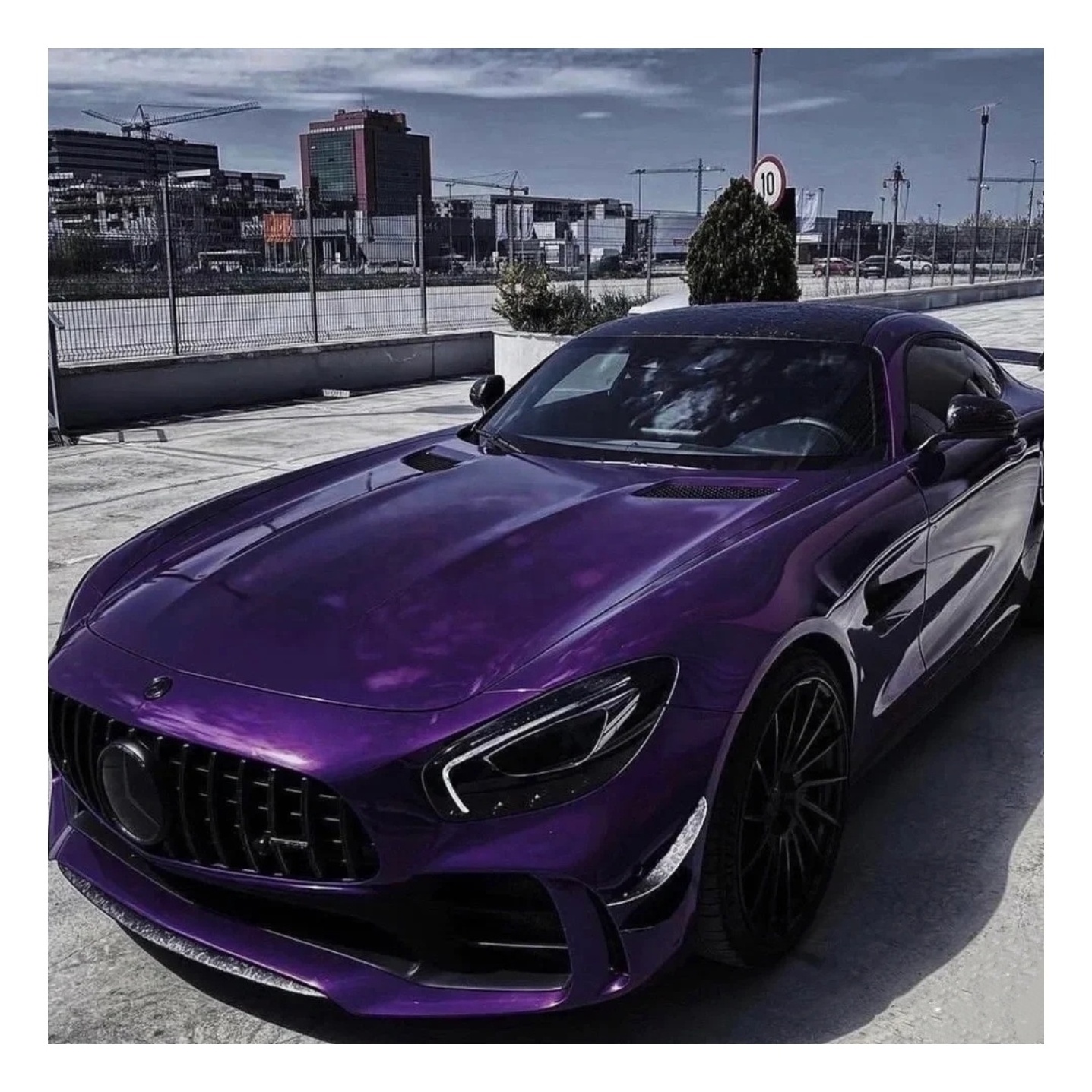 3-5 years warranty PET Ghost midnight purple car wrapping PVC PET 5*59FT vinyl wrapping film