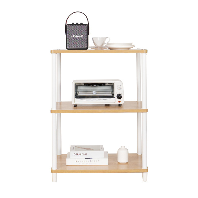 Modern White Display Shelf And Room Divider Freestanding Decorative Storage Shelving Bookshelf,Multi-Functional Wood Bookcases