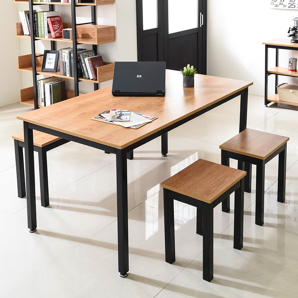 Modern Design Wooden Top Black base office desk furniture modern executive office Computer Table desk