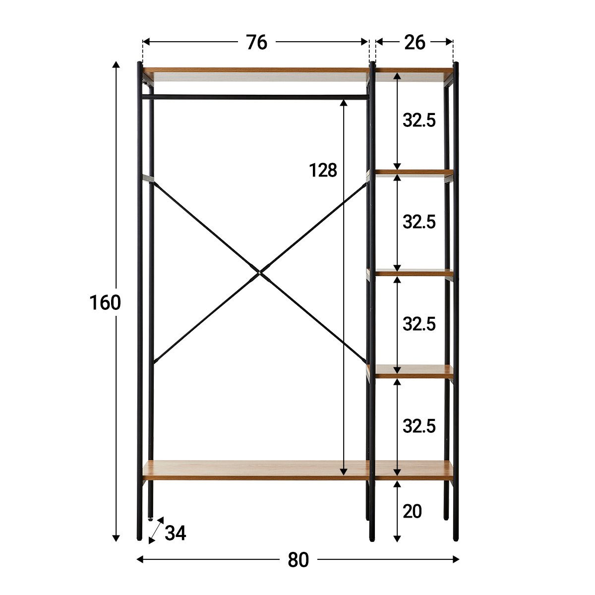 Modern Metal Frame Marble Clothes Hanger Wardrobe set  display shelving rack steel closet organizer for small space