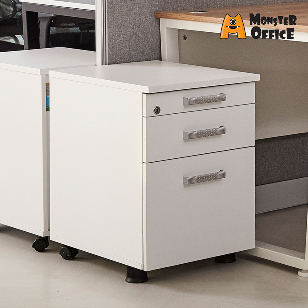 Monster Furniture Office 3-Drawer High Quality Office Furniture Locker Wooden moving mobile drawer storage Cabinet