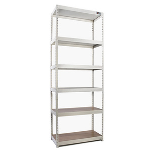 5 Layer Shelving Angle Rack Metal Angle Steel Post Light Duty Muscle Rivet Boltless shelves storage racks