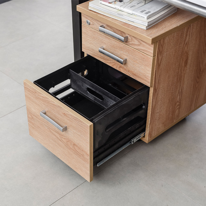 Monster Furniture Office 3-Drawer High Quality Office Furniture Locker Wooden moving mobile drawer storage Cabinet