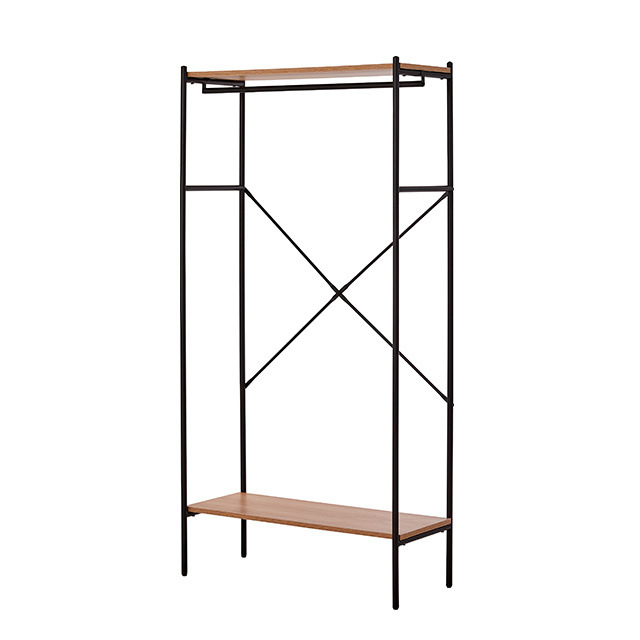 Modern Living room Bed room furniture, metal iron display Shelving Rack wardrobe closet free standing cupboard