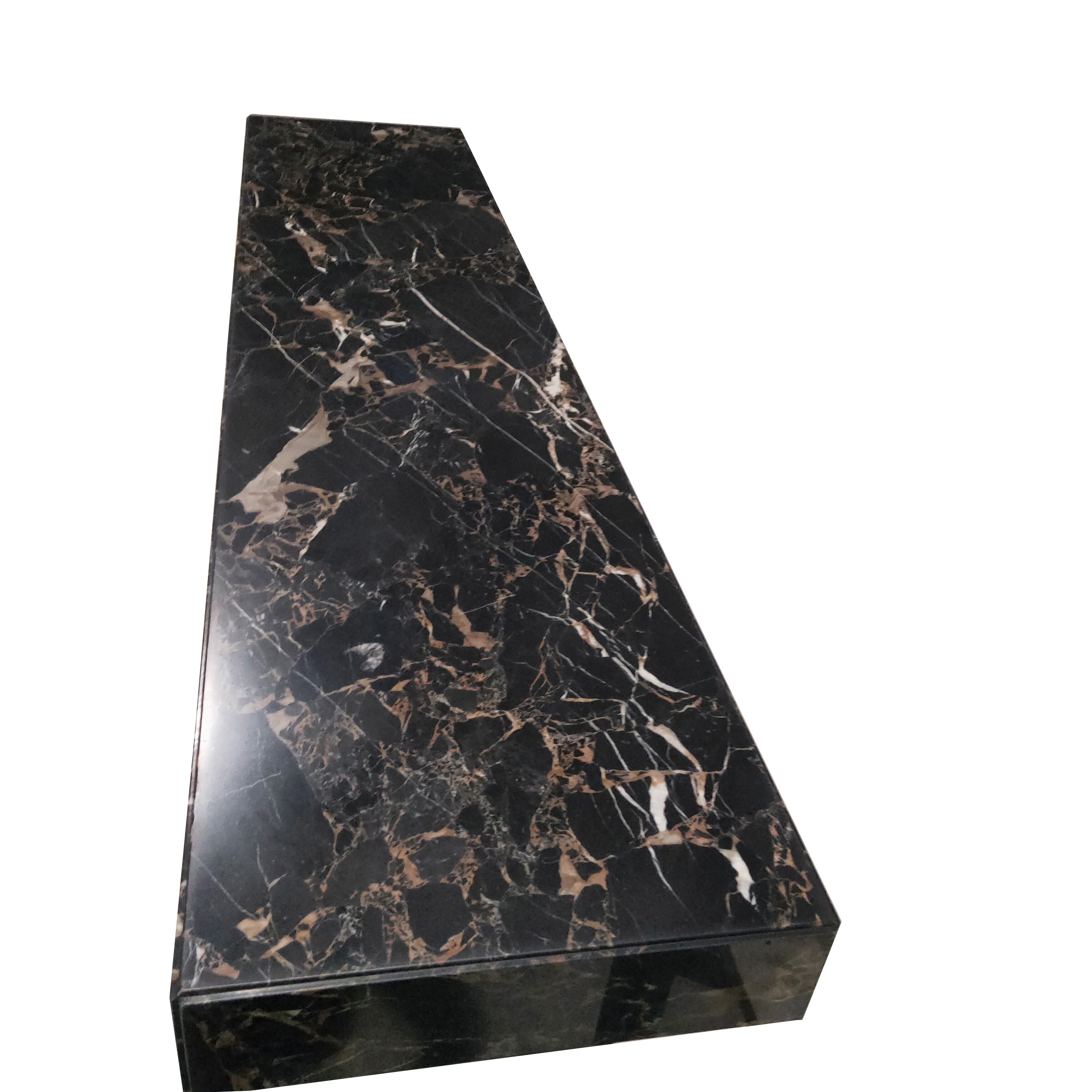 Thickened edges marble kitchen worktop and countertop for kitchen island