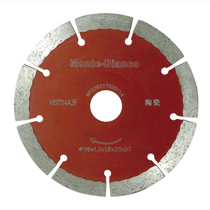 Good Price 116mm Ceramic Saw Blade Porcelain Cutting Disc Monte-Bianco Small Circular Diamond Saw Blade Multi Tool Blades