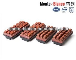 Monte-Bianco L140 , L170 Flexible Fickert Glaze Abrasive Block For Glaze Tile Porcelain Ceramic Products