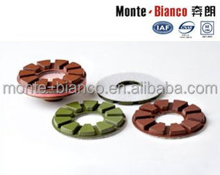 Monte-Bianco L140 , L170 Flexible Fickert Glaze Abrasive Block For Glaze Tile Porcelain Ceramic Products