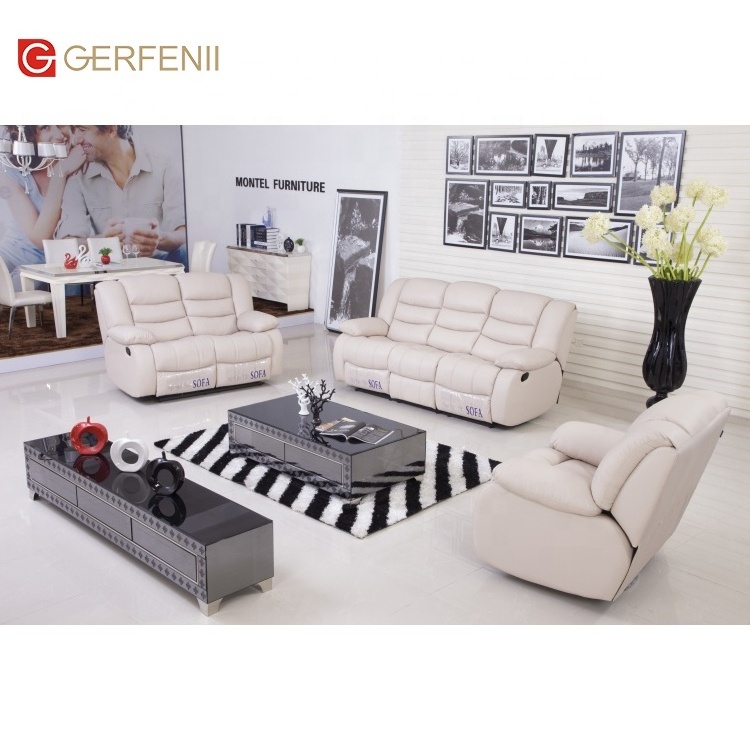 china lazy boy sofa set furniture living room leather functional sofa set 3 2 1 seat single reclining sofas set