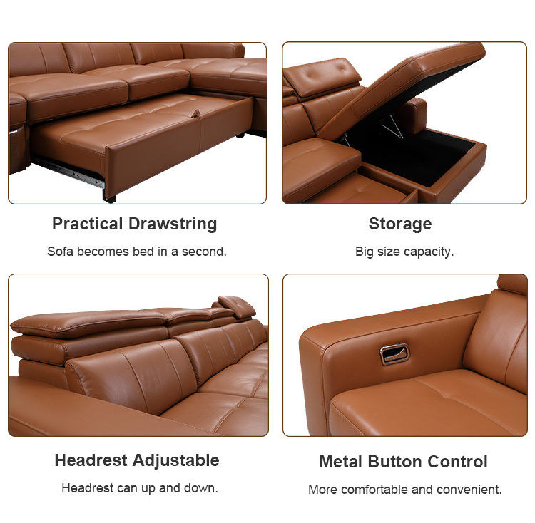 Large Guangdong Italian Living Room Furniture Cheap Genuine Home Furniture Full Classic Decoro Leather Sofa