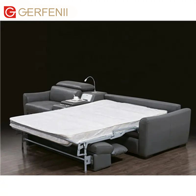 Bedroom Furniture High Back Sofa Cum Bed Foldable Sofa Beds 3 Seat Folding Led Storage Leather Sofas Living Room