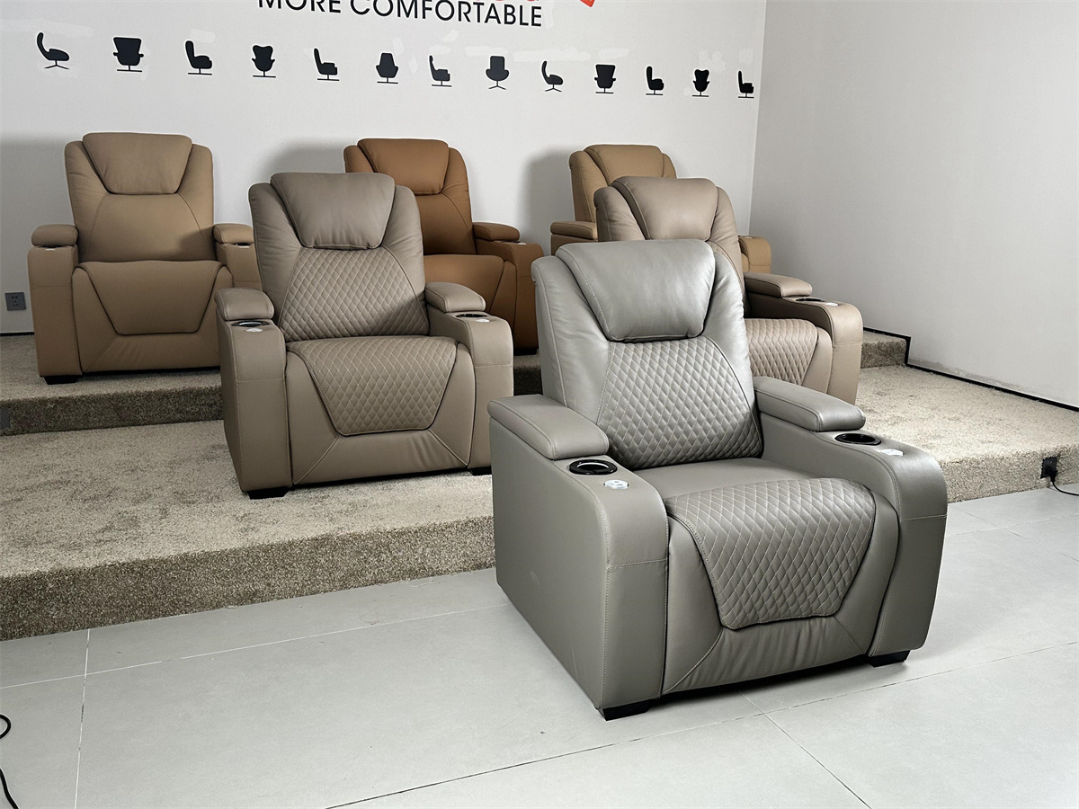 Home Cinema Theater Seating Single Theater Chair Furniture Single Movie Theater Recliner Seats For Home