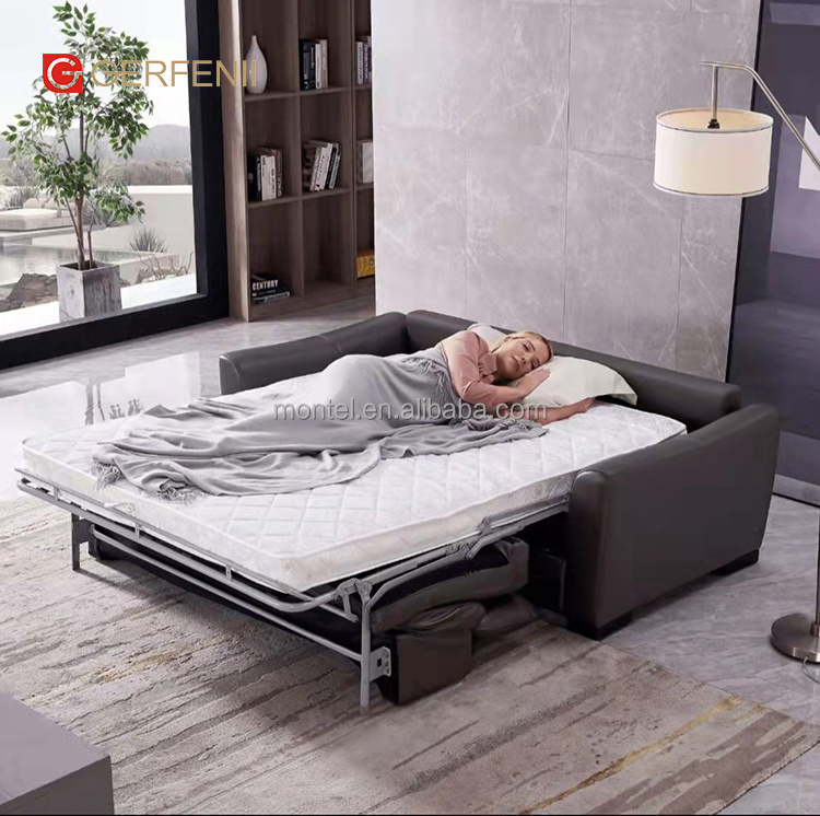 Bedroom Furniture High Back Sofa Cum Bed Foldable Sofa Beds 3 Seat Folding Led Storage Leather Sofas Living Room