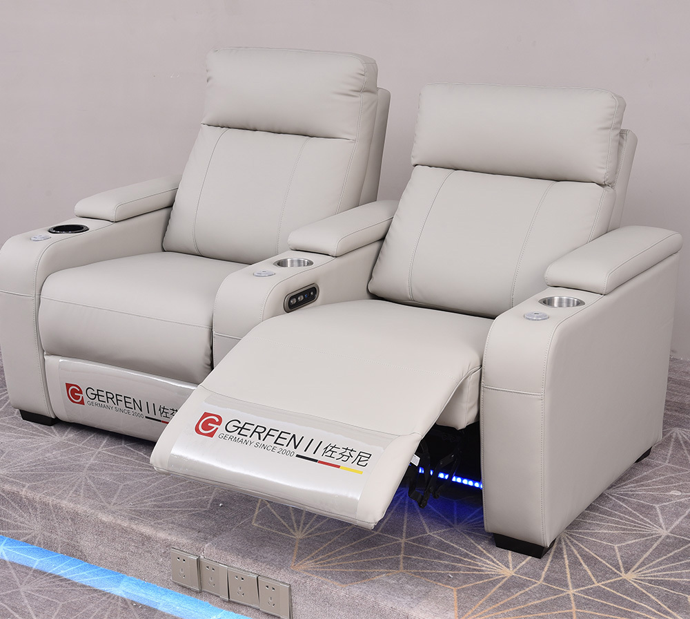 Living Room Power Leather Home Theater Recliner Sofa Set Reclinable Sofas Reclining Sofa Chair With Coffee Table