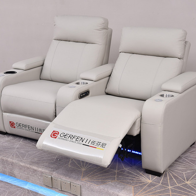 Living Room Power Leather Home Theater Recliner Sofa Set Reclinable Sofas Reclining Sofa Chair With Coffee Table