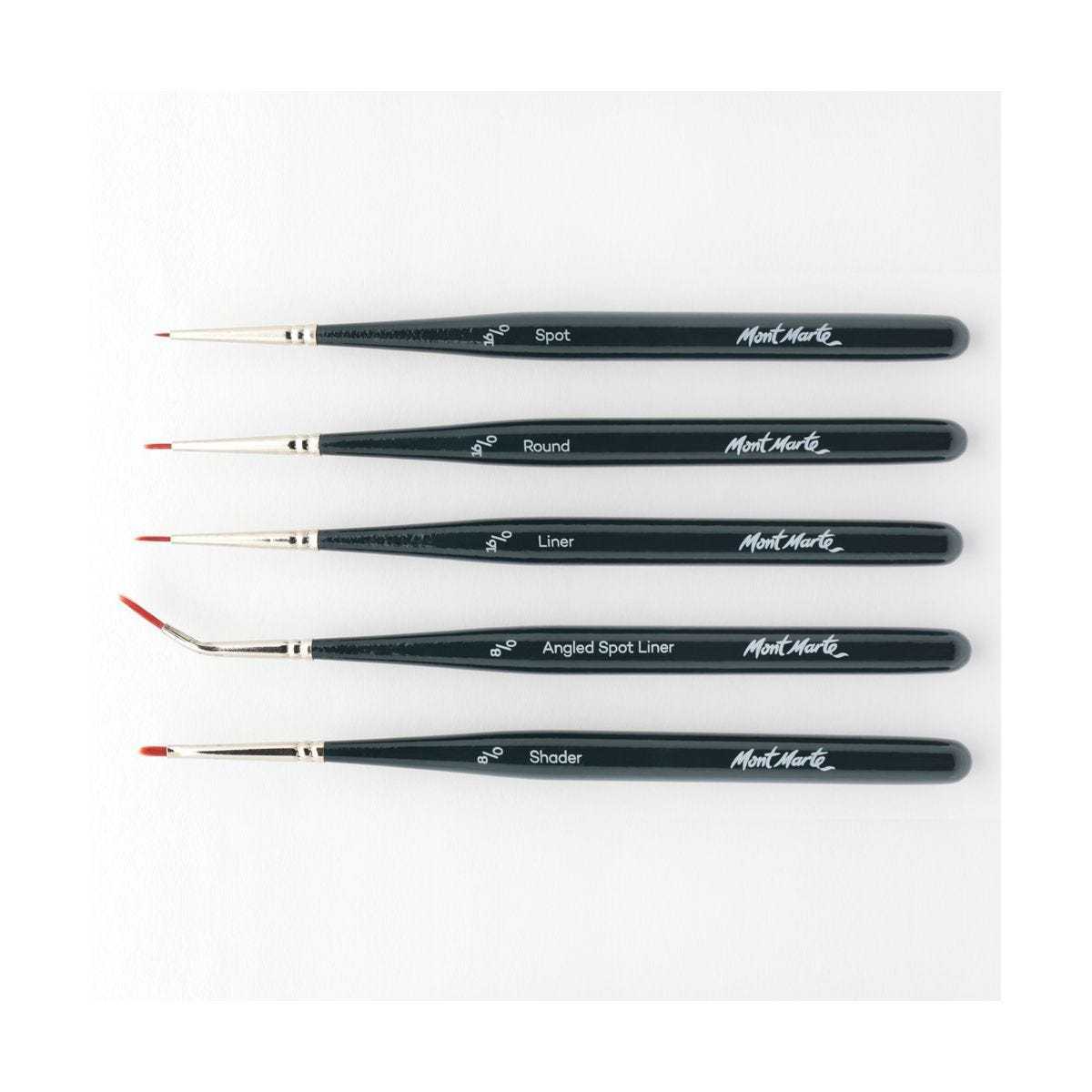 Mont Marte Mini Detail Brush Set 5pc detail paint brush