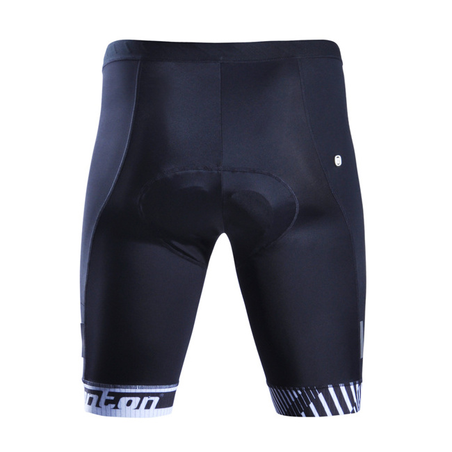 Monton Wholesale Men's Black Lycra Cycling Shorts with Padding for Bike Racing