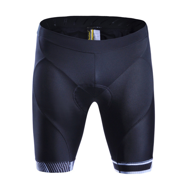 Monton Wholesale Men's Black Lycra Cycling Shorts with Padding for Bike Racing