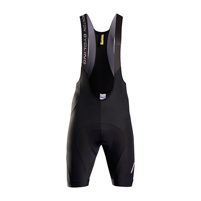 Monton 2015 Men's Black Cycling Bib Shorts Padded Wholesale