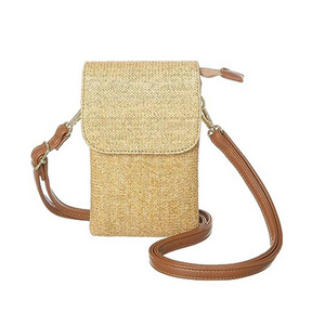 Beach Straw Shoulder Mini Bags Women Handbags Pockets Small Crossbody Ladies Purses And Handbags 2023 2024