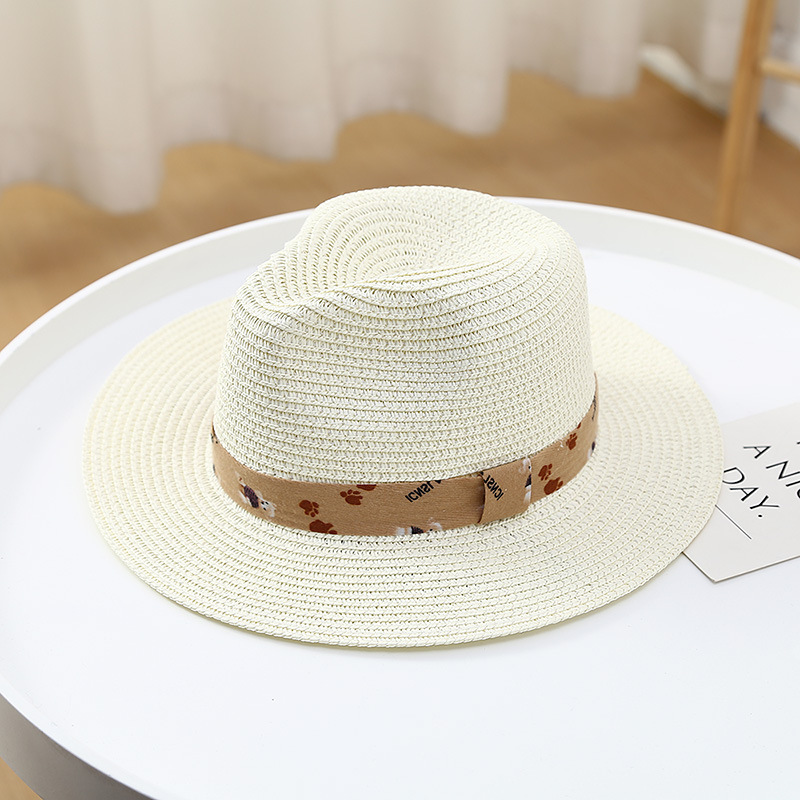 Wholesale Summer Sun Beach Elegant Straw Church Hats Straw Hat For Men Fedora Straw Hats