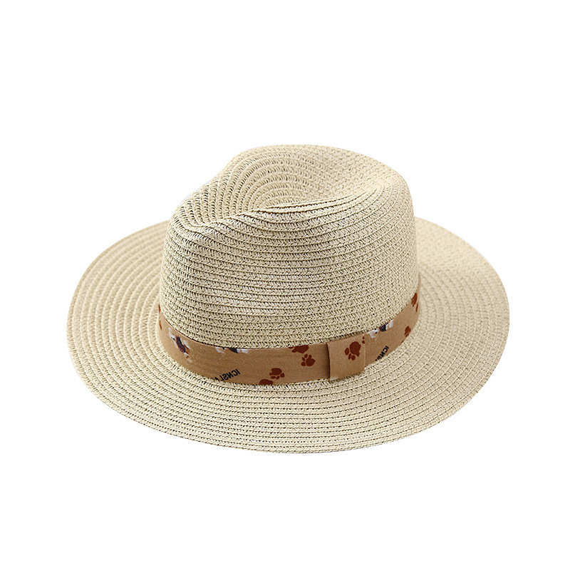 Wholesale Summer Sun Beach Elegant Straw Church Hats Straw Hat For Men Fedora Straw Hats