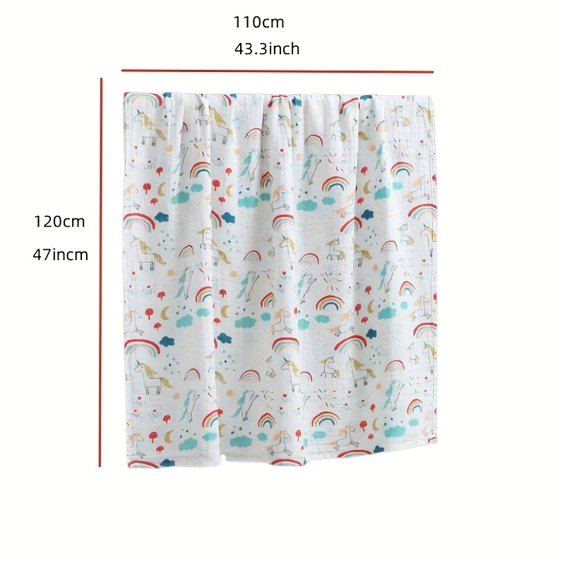 Organic Gots beautiful Swaddle Newborn Cotton Baby wrap Muslin Blanket